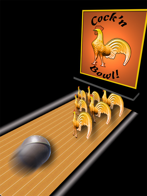 Rooster Bowling